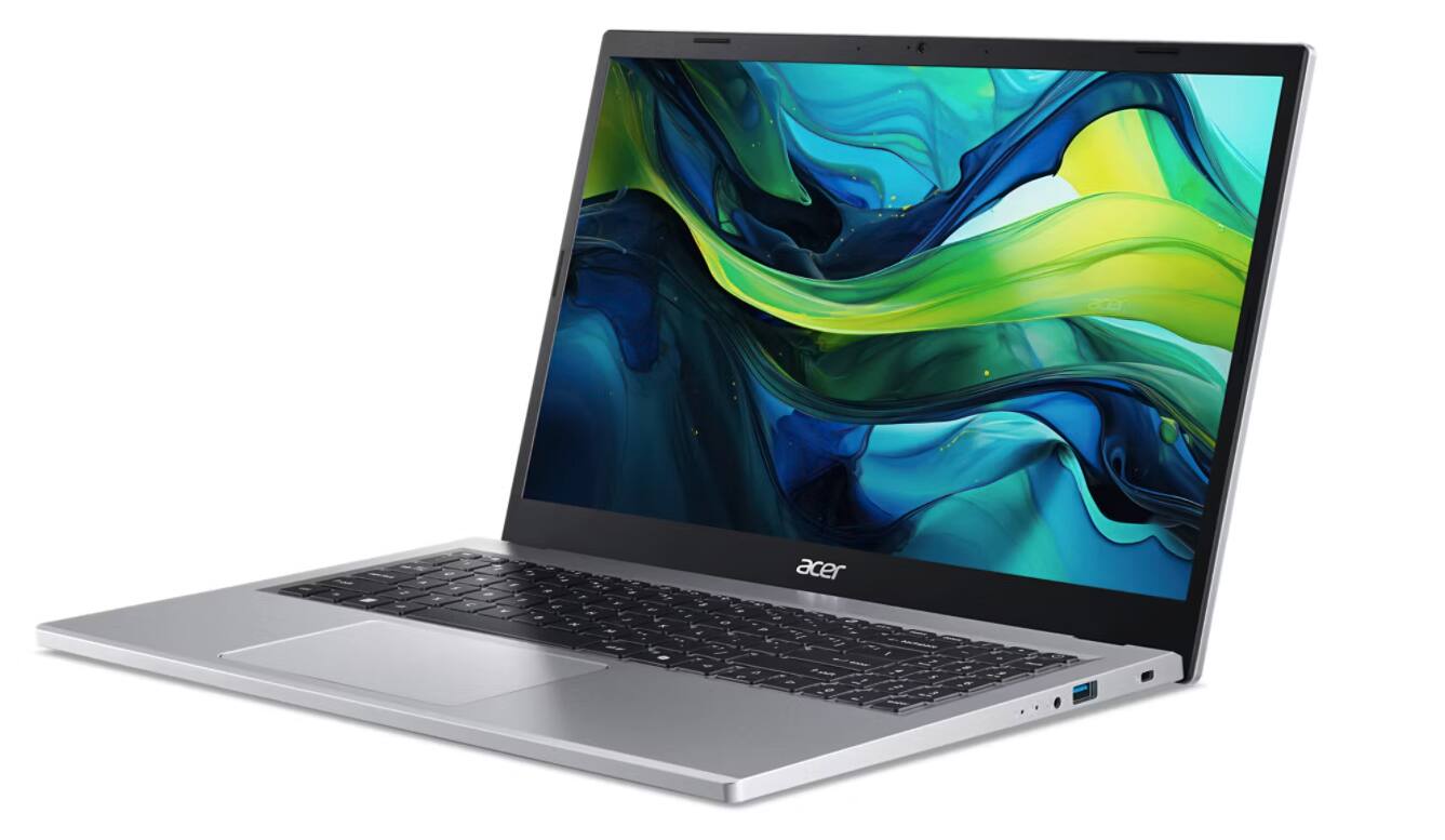 Back. Acer - 15.6" Aspire Go 15 Laptop 1920x1080 Ryzen 3 7320U 8GB 256GB SSD Radeon Graphics AG15-21PT.