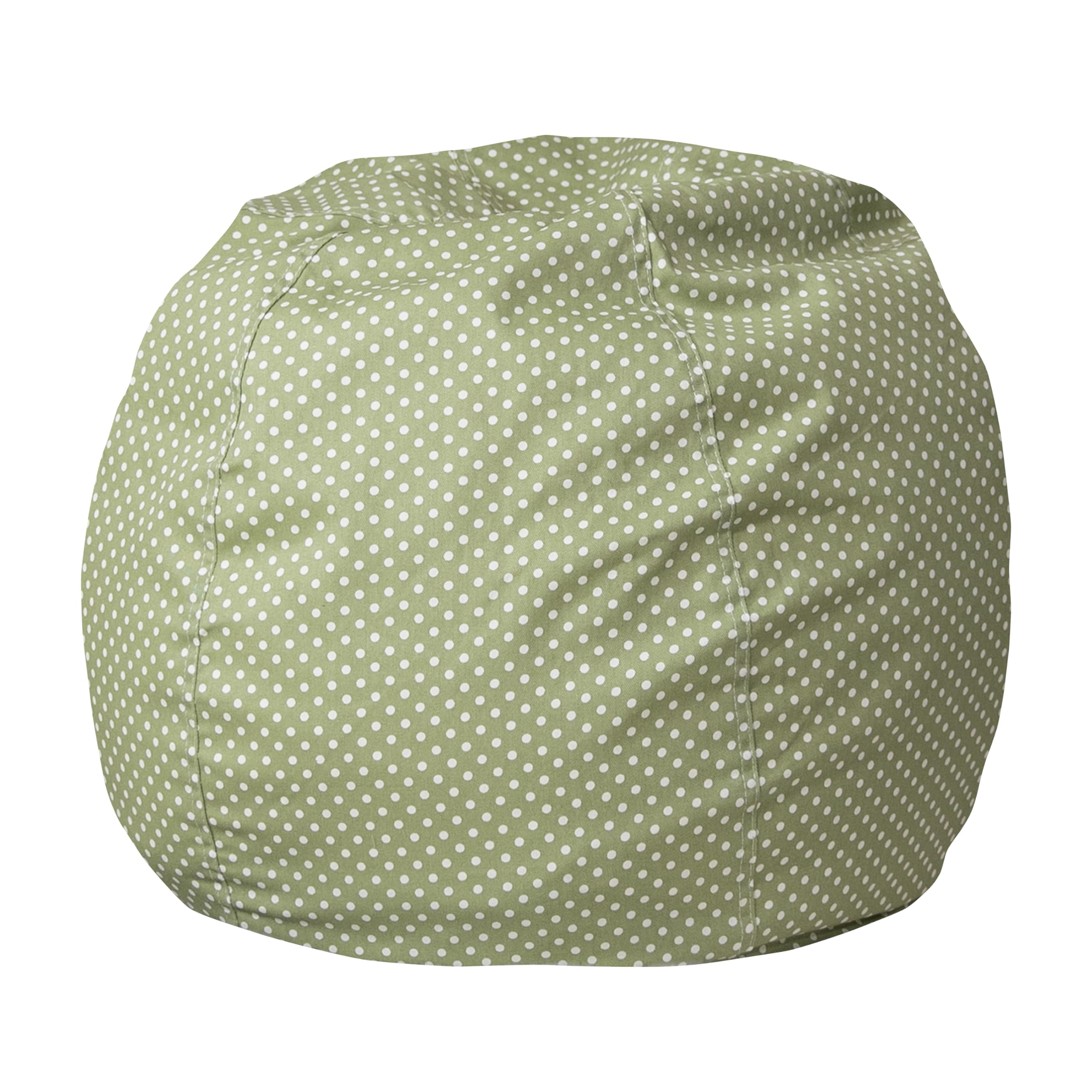 Front. JETRANSPORT - Dillon Sherpa Bean Bag Chair Classic Refillable For And Teens Small Gray Filler/FabricALTERNATIVE - Green Dot.