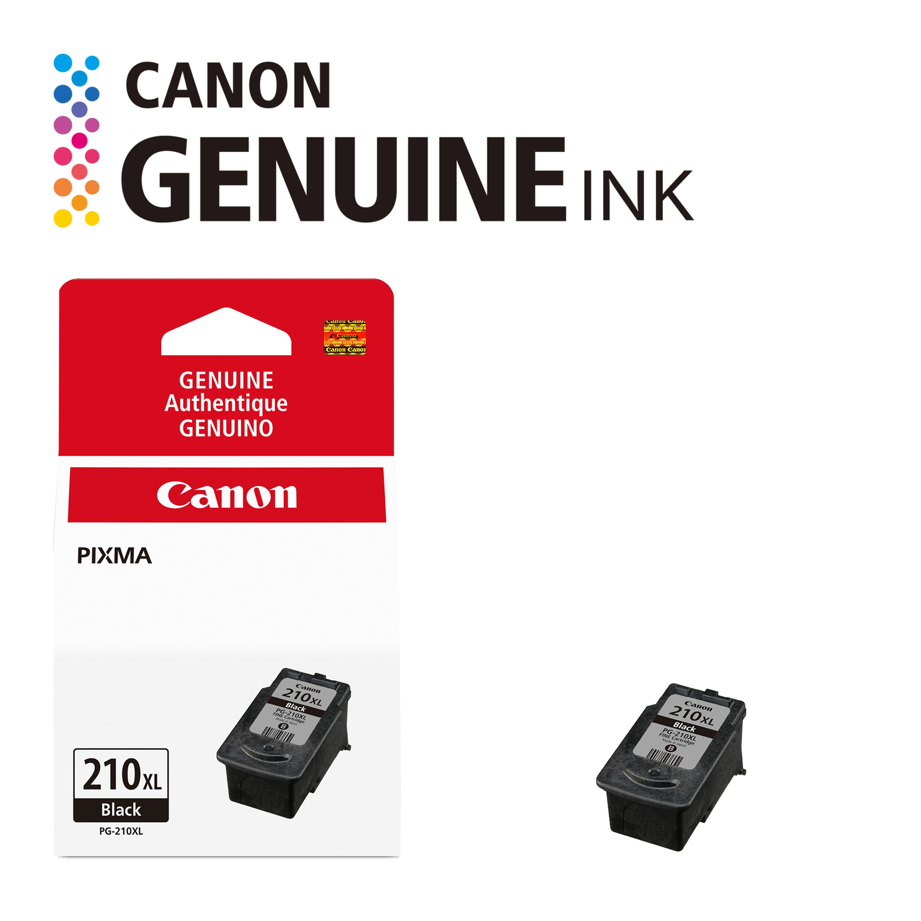 CANON GENUINE INK

GENUINE Authentique GENUINO

Canon PIXMA 210XL XL Black PG-210XL