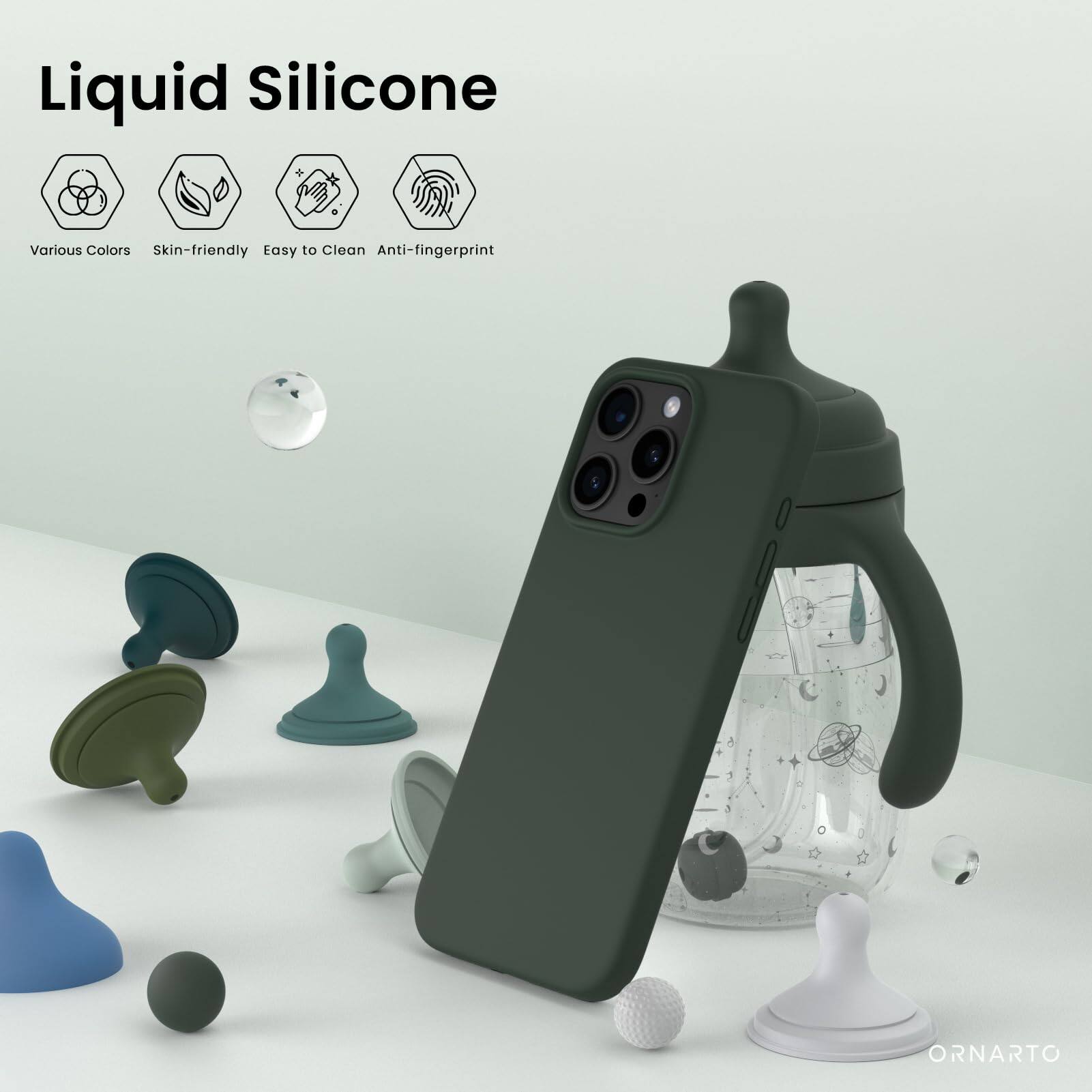 Liquid Silicone, Various Colors, Skin-friendly, Easy to Clean, Anti-fingerprint, ORNARTO