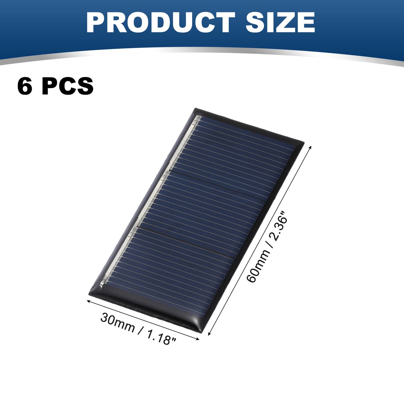 PRODUCT SIZE

6 PCS

30mm / 1.18" x 60mm / 2.36"