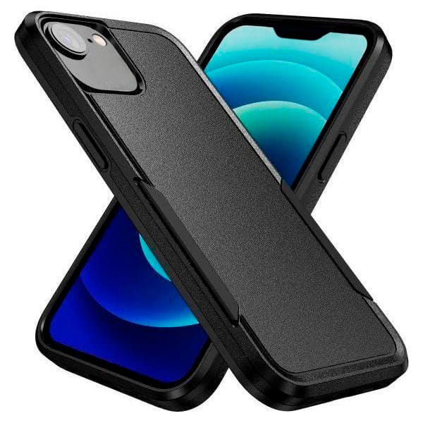 Front. Entronix - Entronix iPhone 16E Case - Sleek Dual-Layer Soft-Touch Protective Cover - Black.