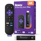 Roku - Streaming Stick Plus - 4K & HDR Streaming Device for TV with Voice Remote - Black
