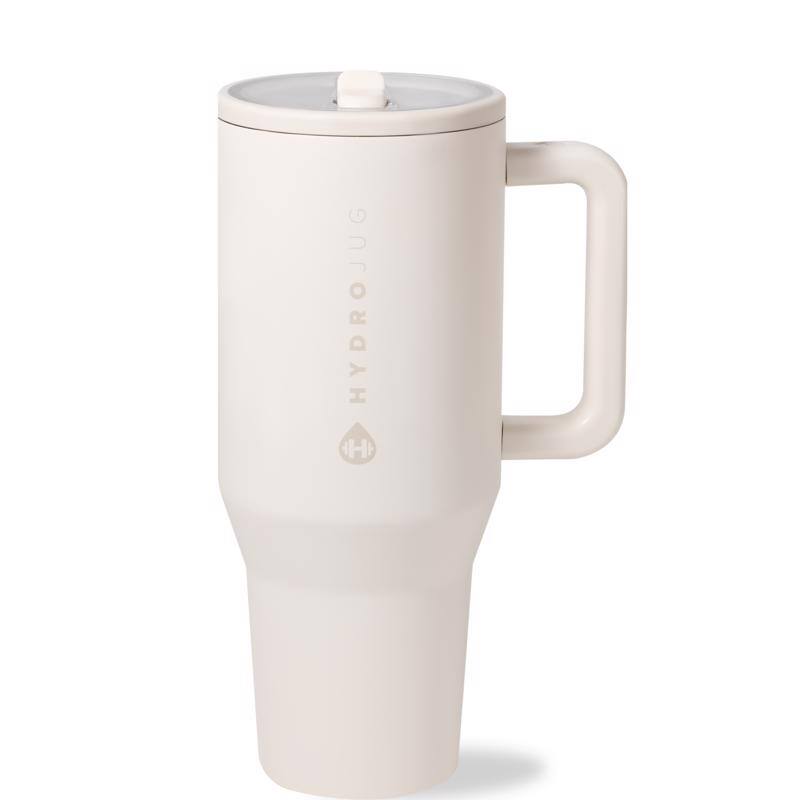 Alt View 2. HydroJug - 32 oz Cream BPA Free Travel Tumbler - Cream.