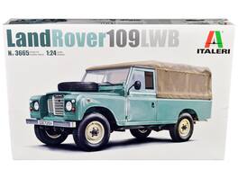Skill 3 Model Kit Land Rover 109 LWB 1/24 Scale Model by Italeri - Blue
