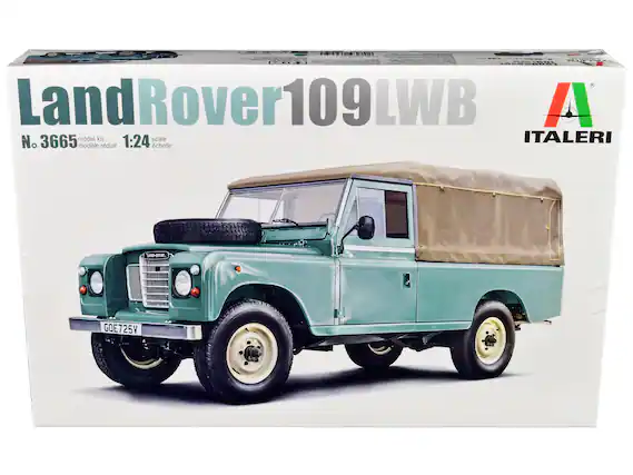 Land Rover 109LWB
No. 3665 model kit 1:24 scale
modèle réduit échelle
ITALERI
GOE725V