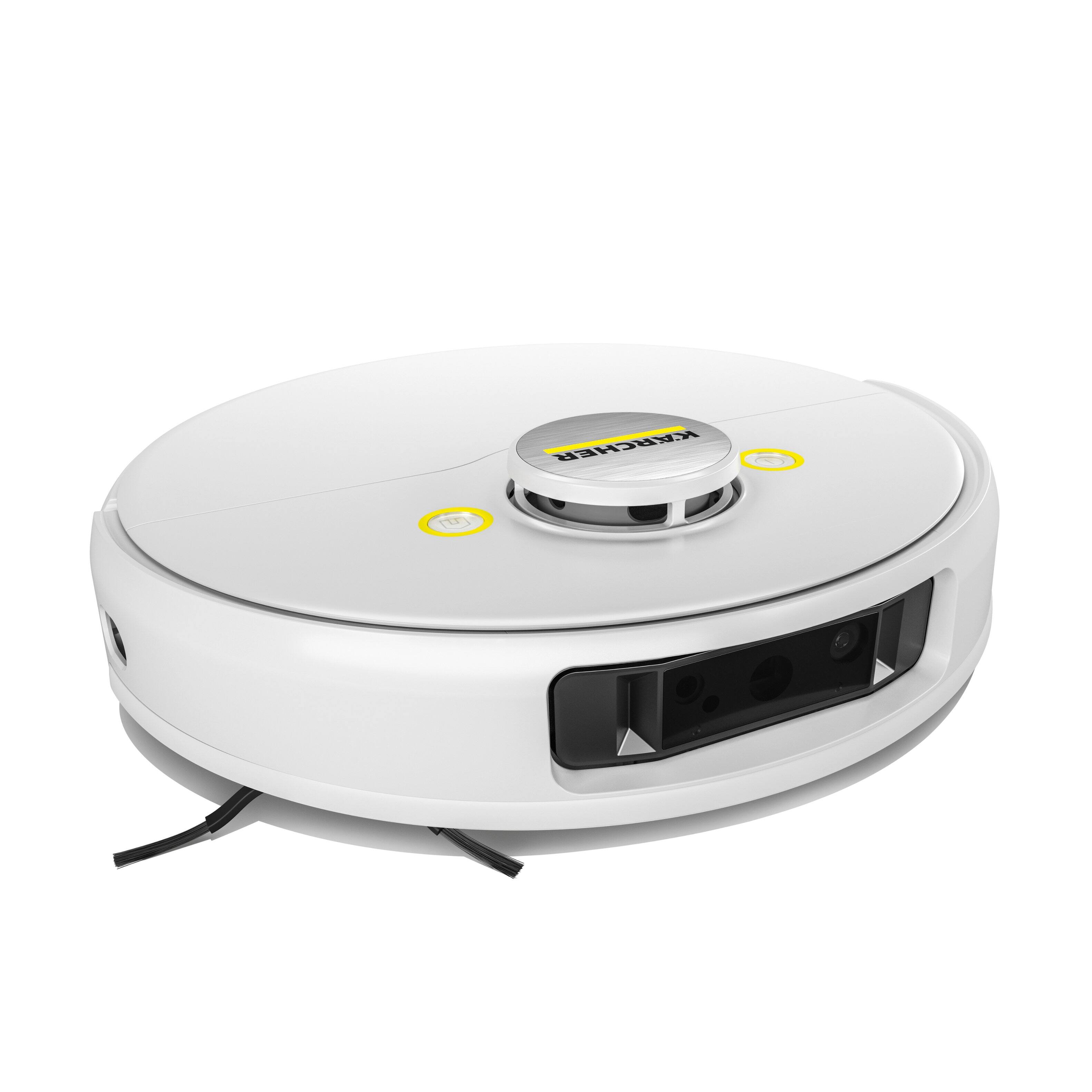 Angle. Karcher - RCV 5 Robot Vacuum & Mop: 5000Pa Suction, LiDAR & AI Navigation, Floor Mapping, 140 min Runtime, App Control.