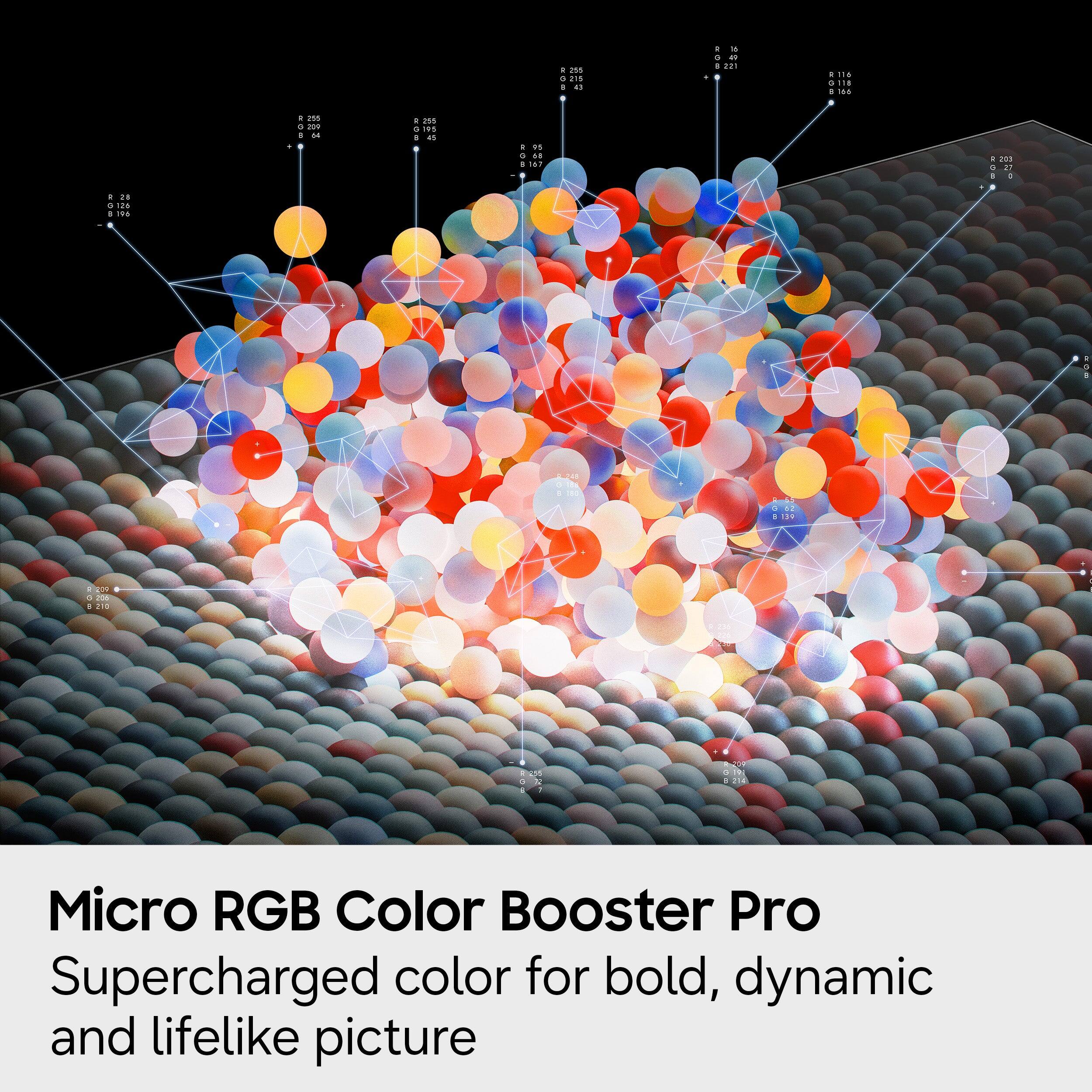 Micro RGB Color Booster Pro  
Supercharged color for bold, dynamic and lifelike picture