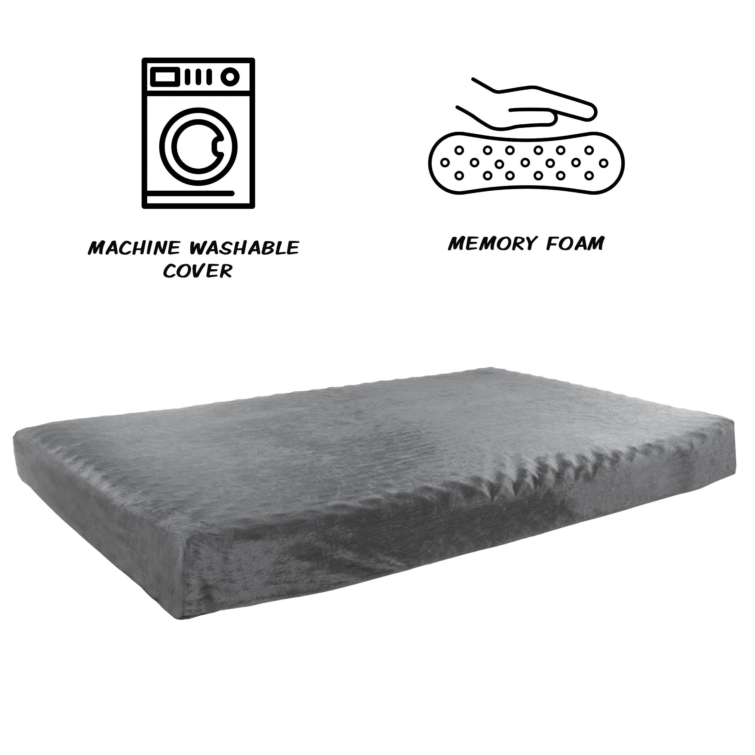 MACHINE WASHABLE COVER  
MEMORY FOAM