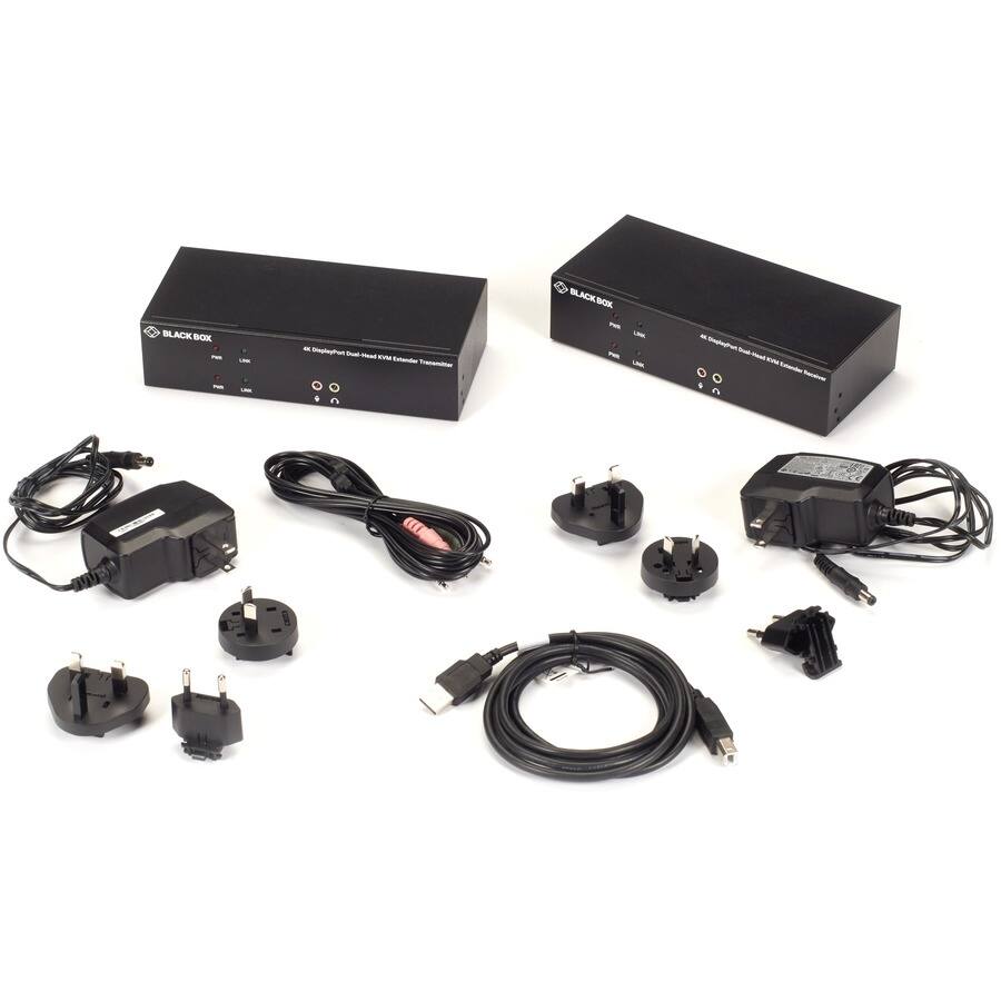 BLACK BOX Fill
LNK
" DisplayPort Dual Head HMDI Extender Transmitter
BLACK BOX UNK
a DisplayPort
CINI