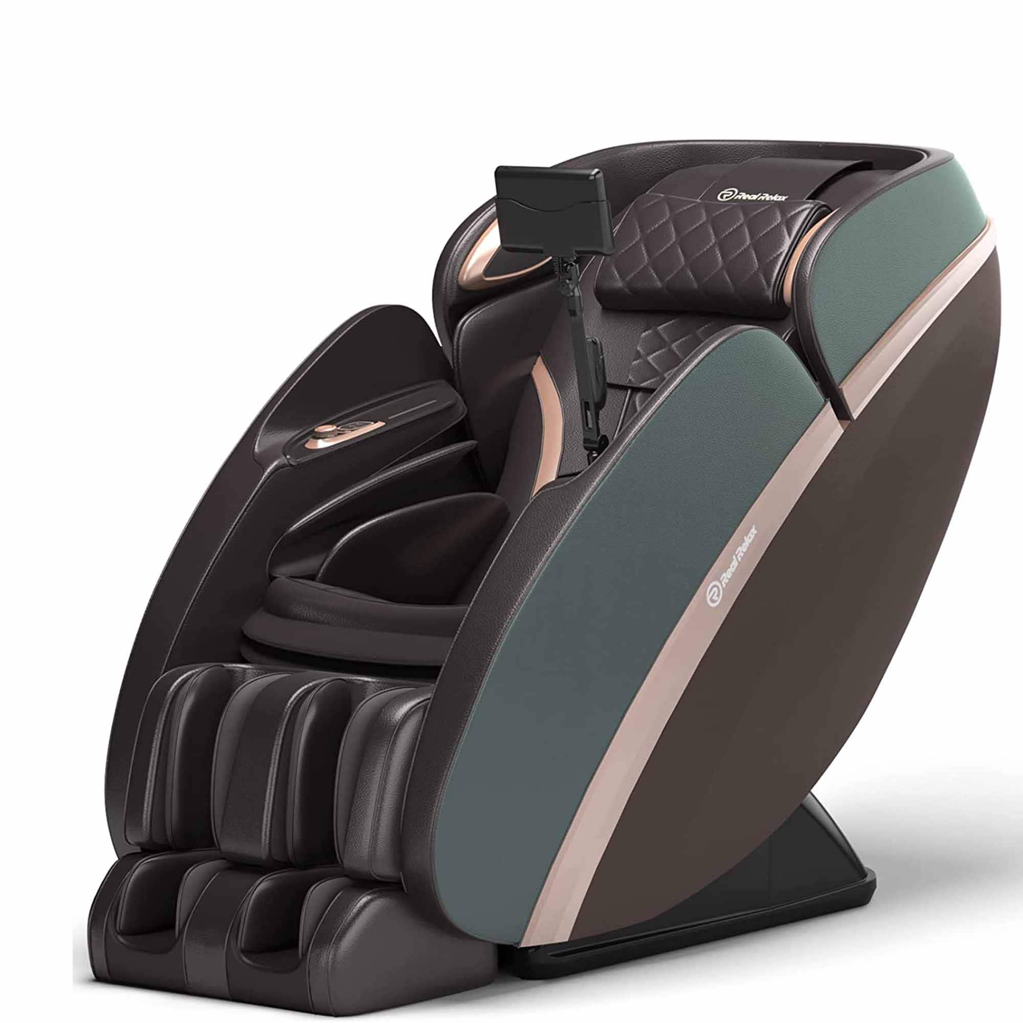 Essen Blissed - Favor PS6500 Full Body Zero Gravity with Shiatsu Massage Chair - Dark Brown