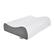 Angle. Sealy - Memory Foam Contour Pillow - White and Gray.