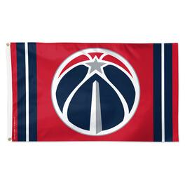 WinCraft - Washington Wizards 3' x 5' Vertical Stripe Deluxe Single-Sided Flag - Multicolor