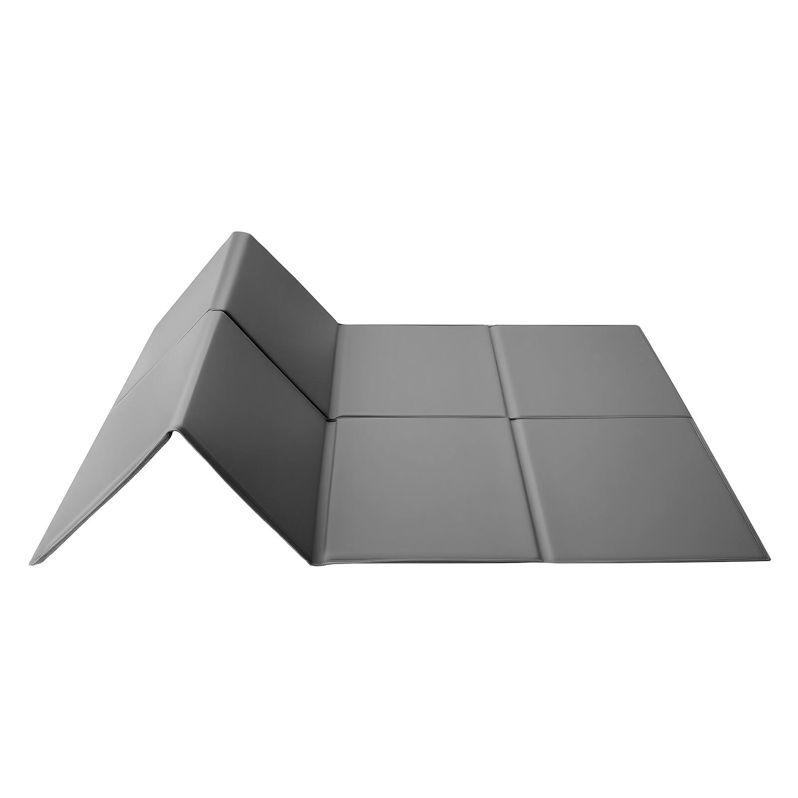 Alt View 5. VEVOR - Bunkie Board, Queen Size 80.3 x 60.2 in, Foldable Bed Board Under Mattress with Hook-and-Loop Straps, PP Core - Gray.