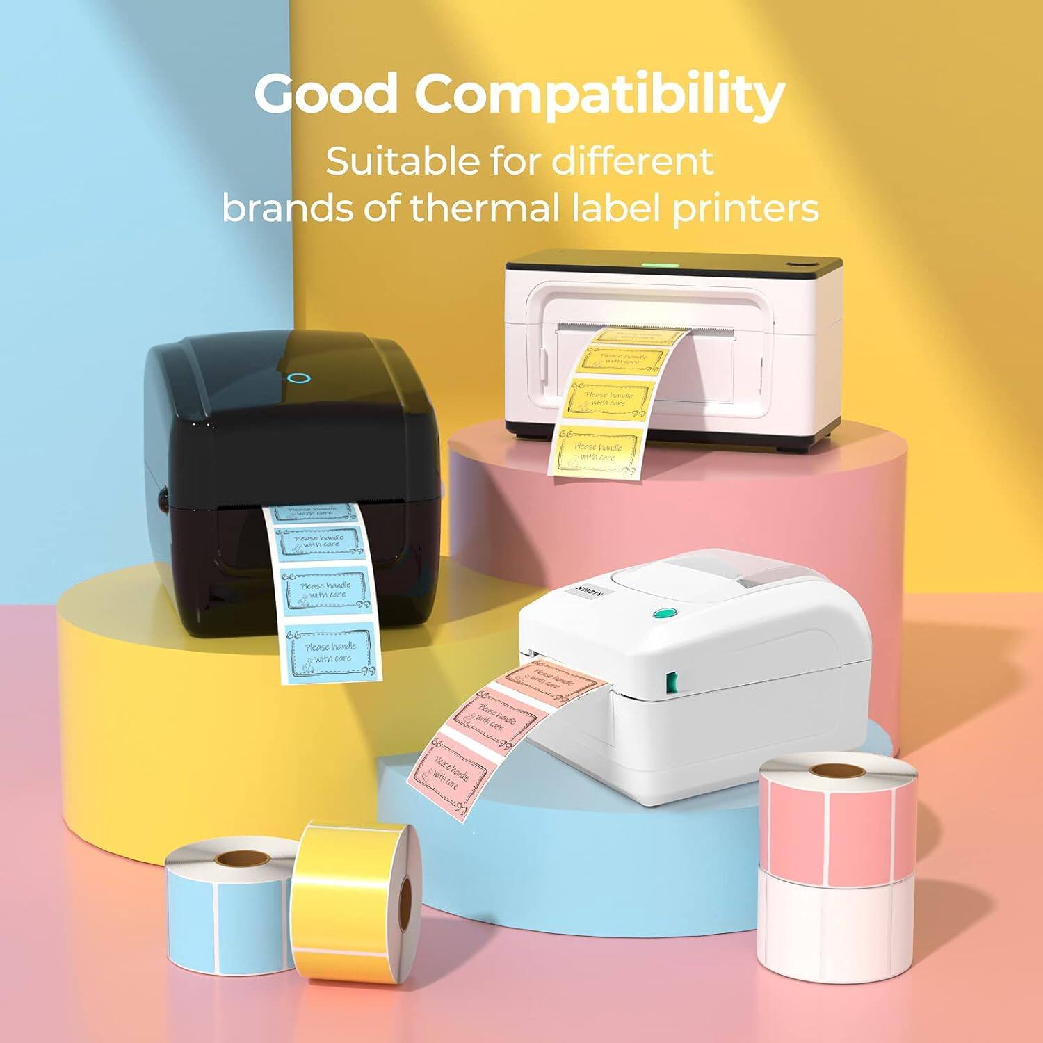 Good Compatibility  
Suitable for different brands of thermal label printers