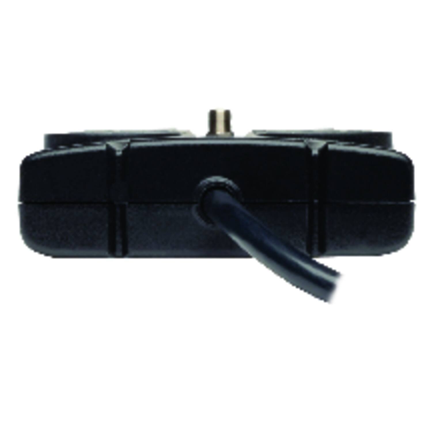 Alt View 6. Tripp Lite - Tripp Lite By Eaton 880-joules Surge Protector With Telephone, Modem, And Coaxial Protection, 12 Outlets - Black.