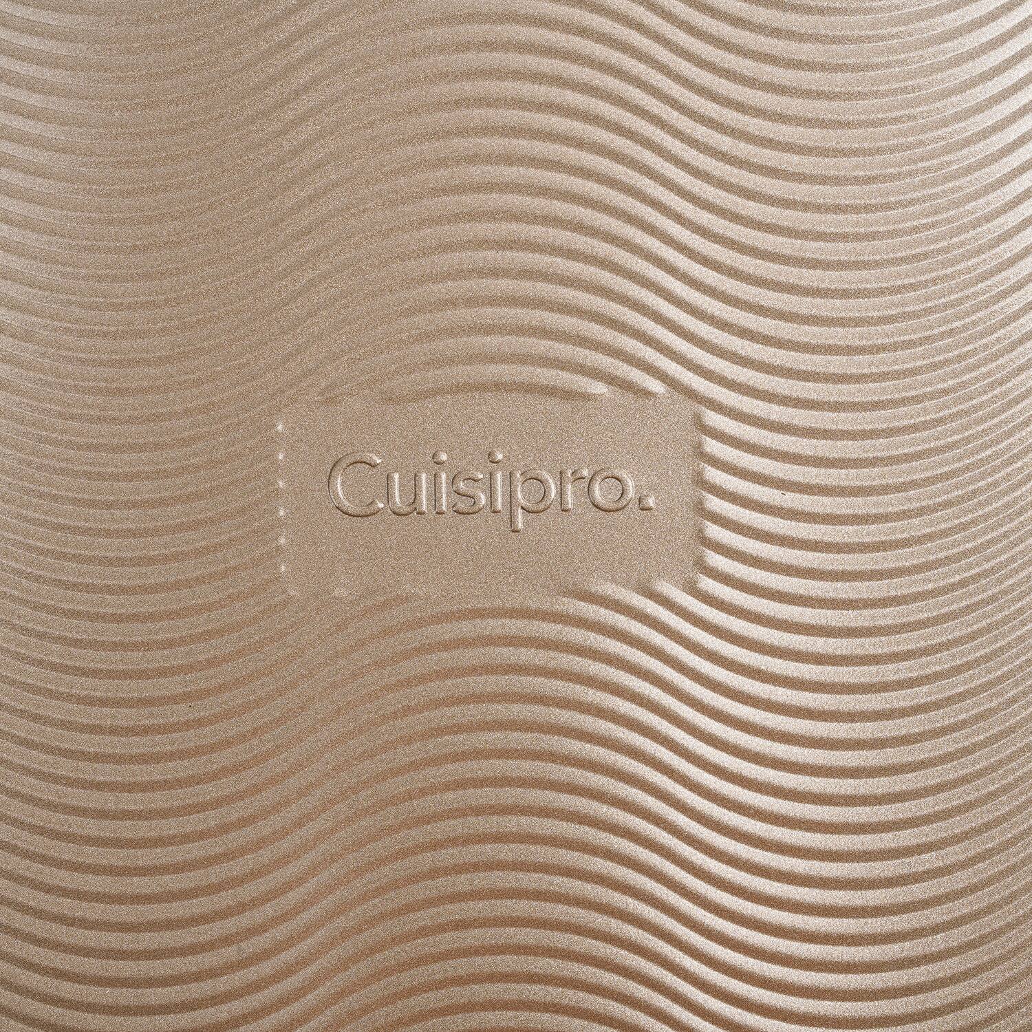 Alt View 4. Cuisipro - 13.5 x 9.5-Inch Rectangular Steel Nonstick Roasting Pan - Brown.