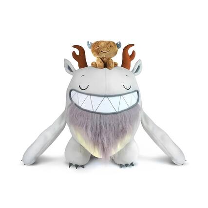 Front. Crowded Coop - Imps And Monsters Clarence 12" Plush - Grey.