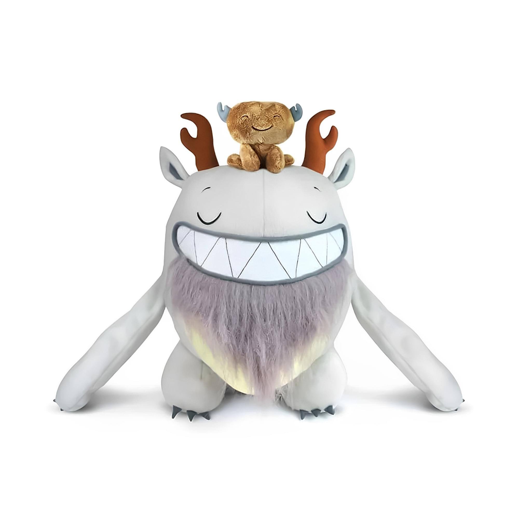 Front. Crowded Coop - Imps And Monsters Clarence 12" Plush - Grey.