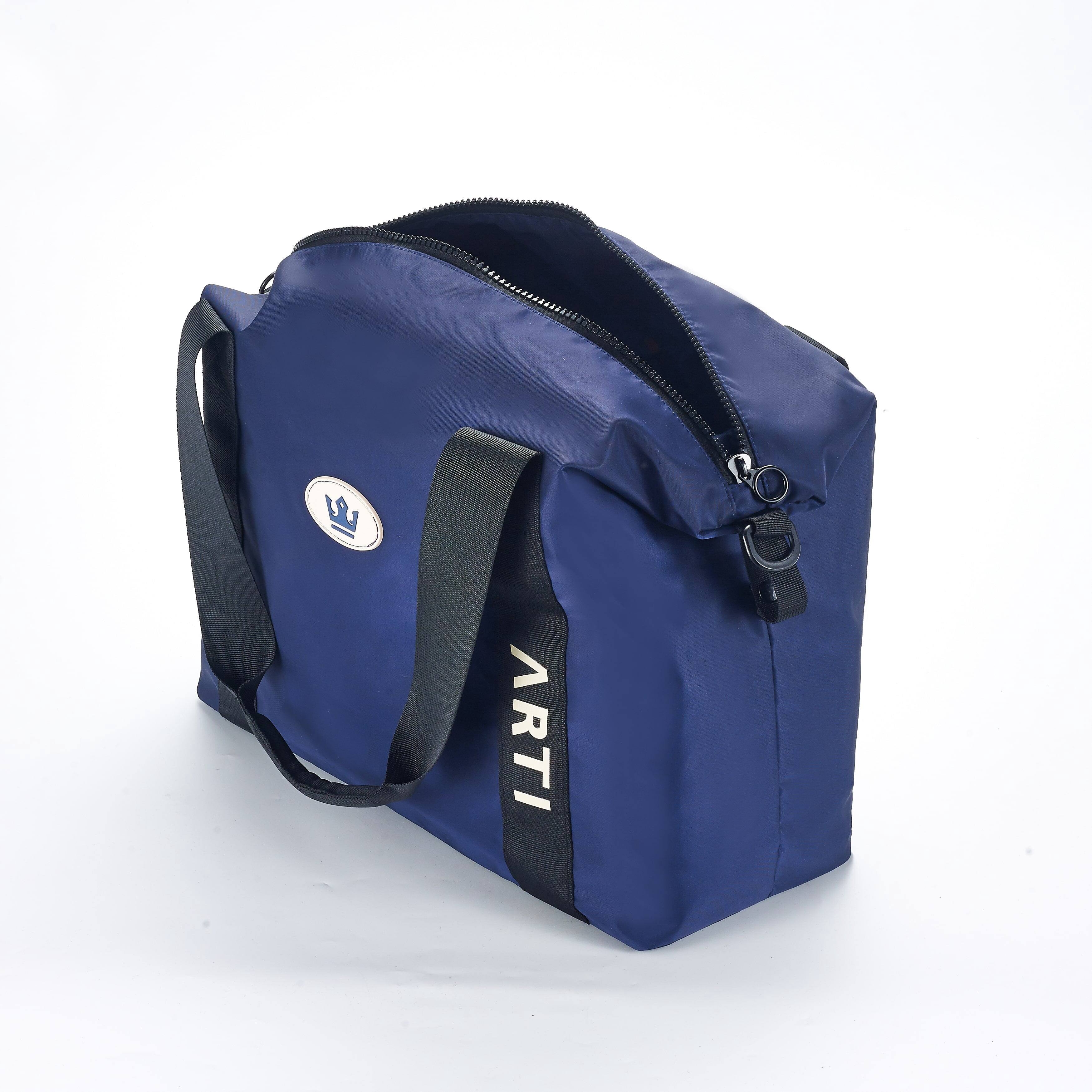 Angle. ARTI - ARTI Duffle Bag, Blue - Blue.