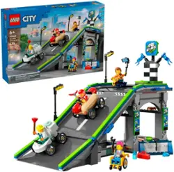 LEGO - City No Limits: Race Car Ramp Track Building Toy 60460 - Front_Zoom