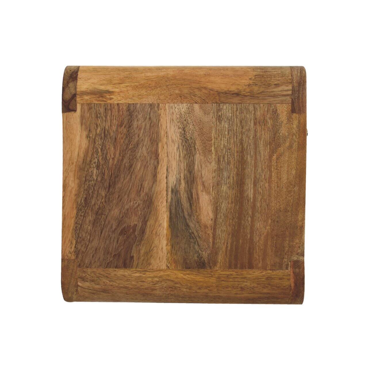 Alt View 4. Artisan Furniture - Artisan Furniture Solid Wood Mini Oak-ish Floating Open Nightstand, 1 Drawer, 1 Open Slot, Brown - Oak.