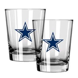 The Memory Company - Dallas Cowboys 15oz. Two-Pack Rocks Glass Gift Set - Multicolor