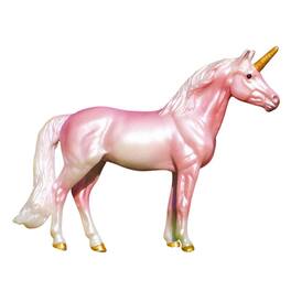 Breyer Animal Creations - Breyer Unicorn Treasures 1:32 Scale Model Horse | Rose Quartz - Pink