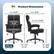 Serta Product Dimensions:
* Width: 28.25"
* Depth: 30.25"
* Back Height: 24.25"
* Seat Depth: 20.25"
* Inner Seat Width: 21.5"
* Weight Capacity: 275 lb.
* Chair Height Max: 44"
* Chair Height Min: 41"
* Seat Height Max: 22.5"
* Seat Height Min: 19.5"
