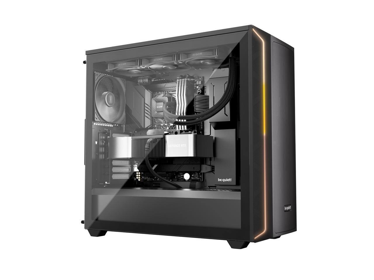 Here is the corrected and grouped text from the image:

- **be quiet!**
- **DEQUET**
- **8.8**
- **DEFORCE RTX**
- **be quiet!**