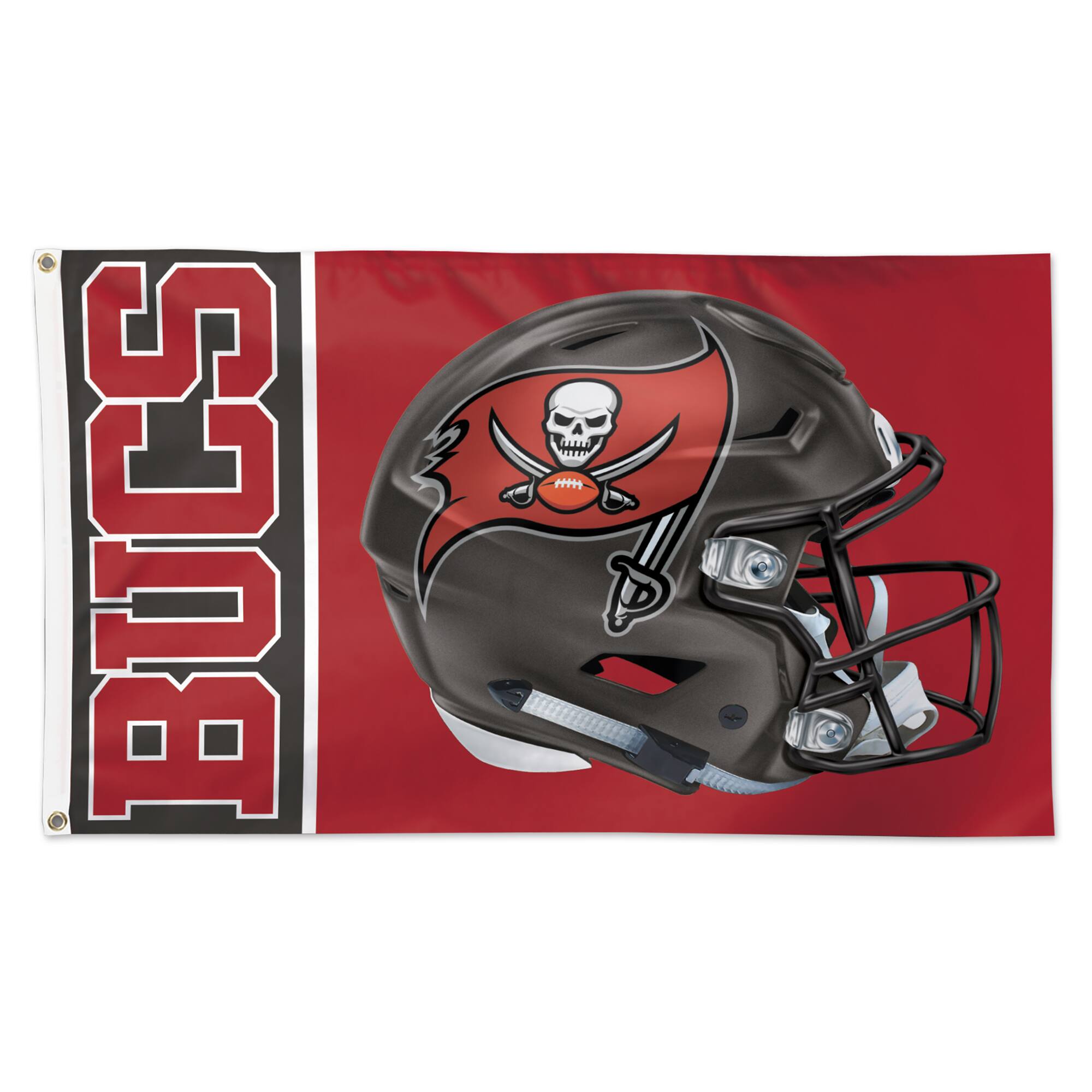 WinCraft - Tampa Bay Buccaneers 3' x 5' Helmet Deluxe Single-Sided Flag - Multicolor