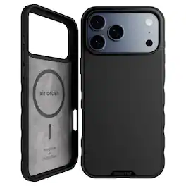 Smartish - iPhone 18 Pro Max/17 Pro Max MagSafe Case - Gripmunk Protective Slim Grip Magnetic Cover - Black Tie Affair