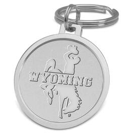 Jardine - Wyoming Cowboys Team Logo Split-Wire Key Ring - Silver