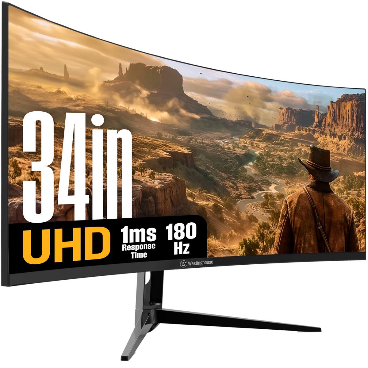 34in UHD
1ms Response Time
180Hz
Westinghouse
