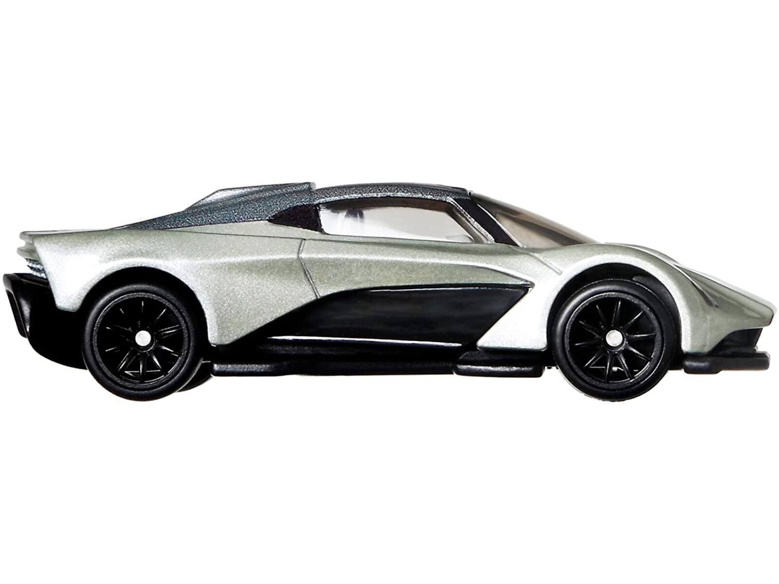 Alt View 1. Hot Wheels - Aston Martin Valhalla Concept Light Green Met. w/Dark Green Top (James Bond 007) 2021 Movie Model Car by Hot Wheels.