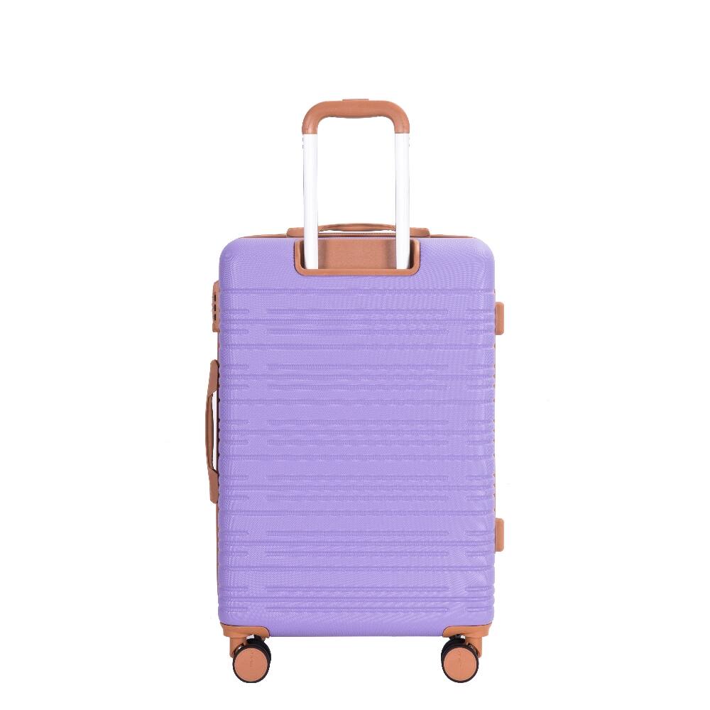 Alt View 3. Ropilly - Ropilly 5 Piece Luggage Set Hard Shell Suitcase Set Lilac - Lilac.