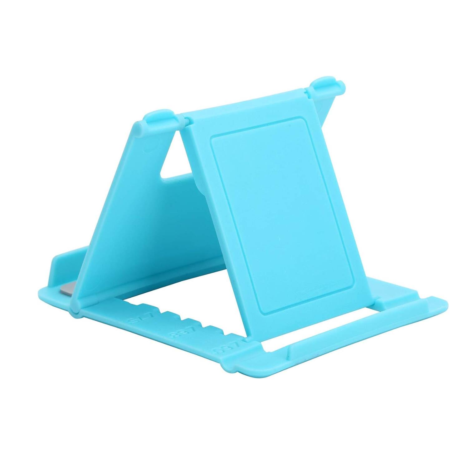 Back. Stock Preferred - Adjustable Foldable Phone Holder Stand Blue - Blue.