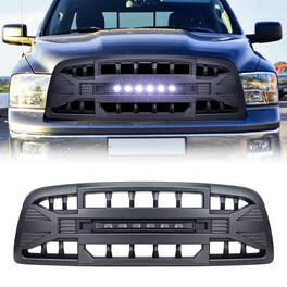 AMERICAN MODIFIED - Armor Grille for 2009 to 2012 Dodge Ram 1500 - Matte Black