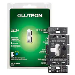 Lutron - Toggler 150 W 3-Way Dimmer Switch 1 pk - White