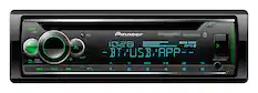 SRC - OFF DISP Pioneer (SiriusXM) MIXTRAX READY BASS BAND DIMMER APP BASS 10:20
BT/USB/APP - LIST
DEH-S6220BS
TRACK DN 1 2 3 4 5 6