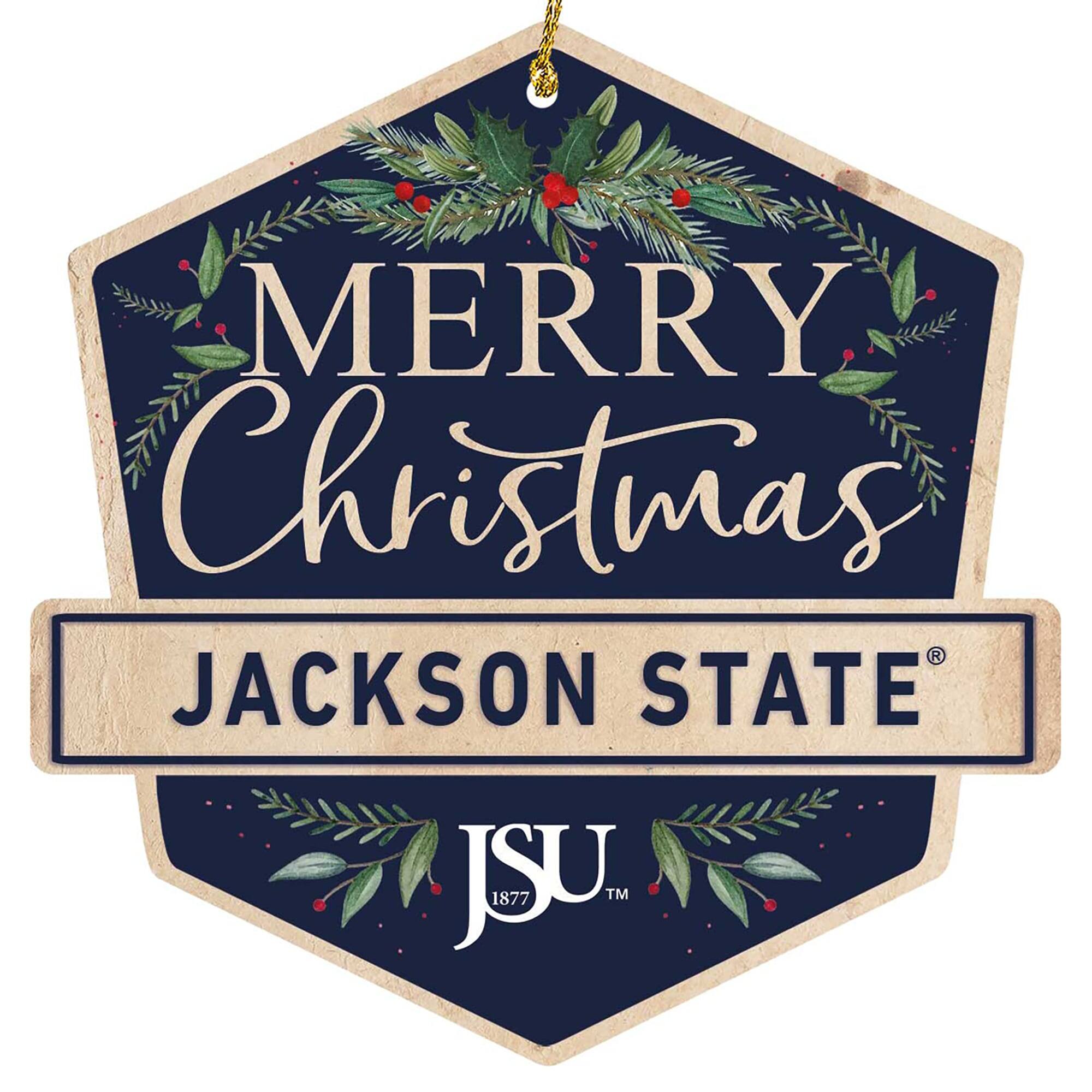 MERRY Christmas  
JACKSON STATE  
JSU 1877