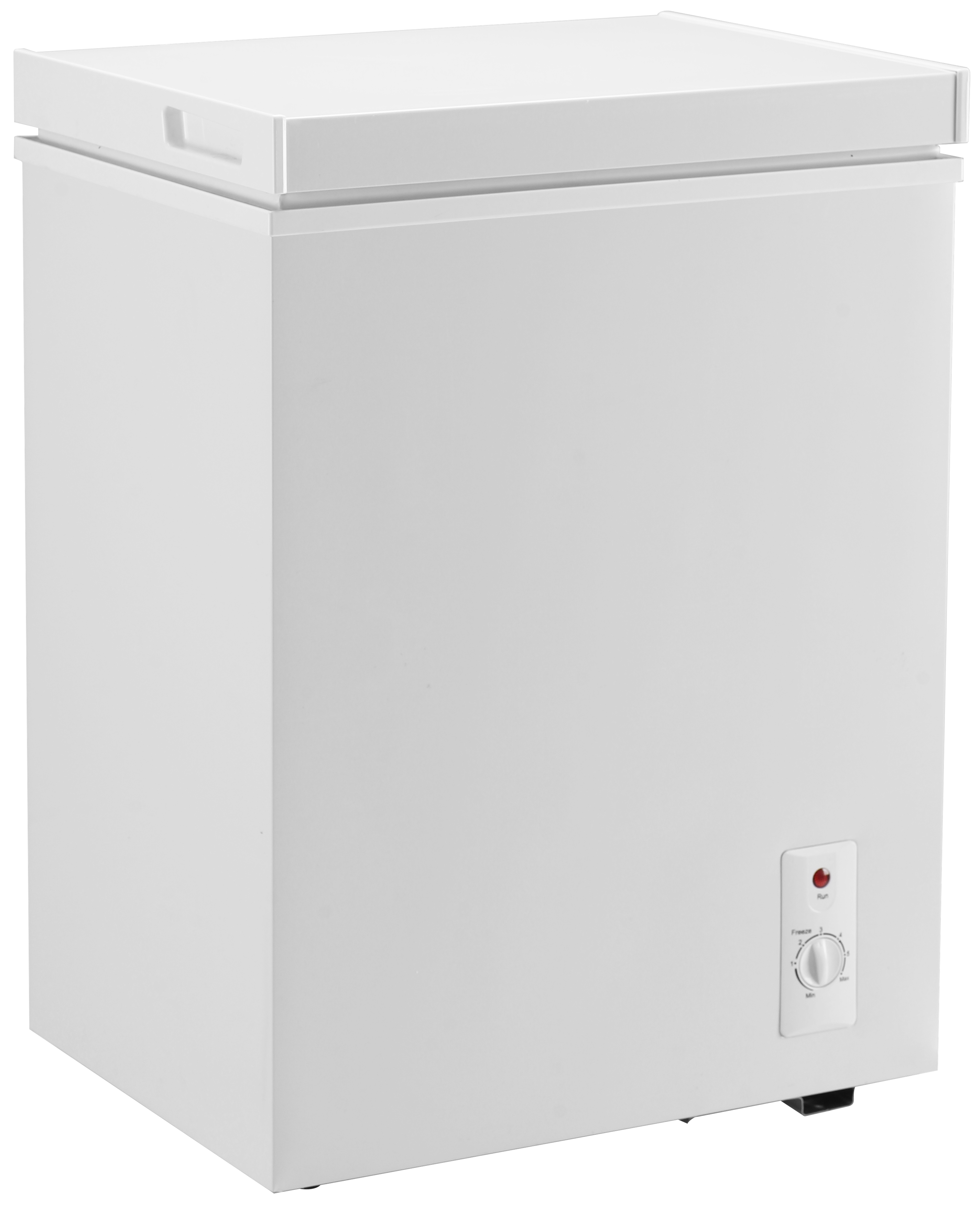 Alt View 1. Loheer - Compact 2.5 Cu. Ft. Chest Freezer - Adjustable Thermostat, Deep Freeze to -0.4°F, Removable Basket - WHITE.