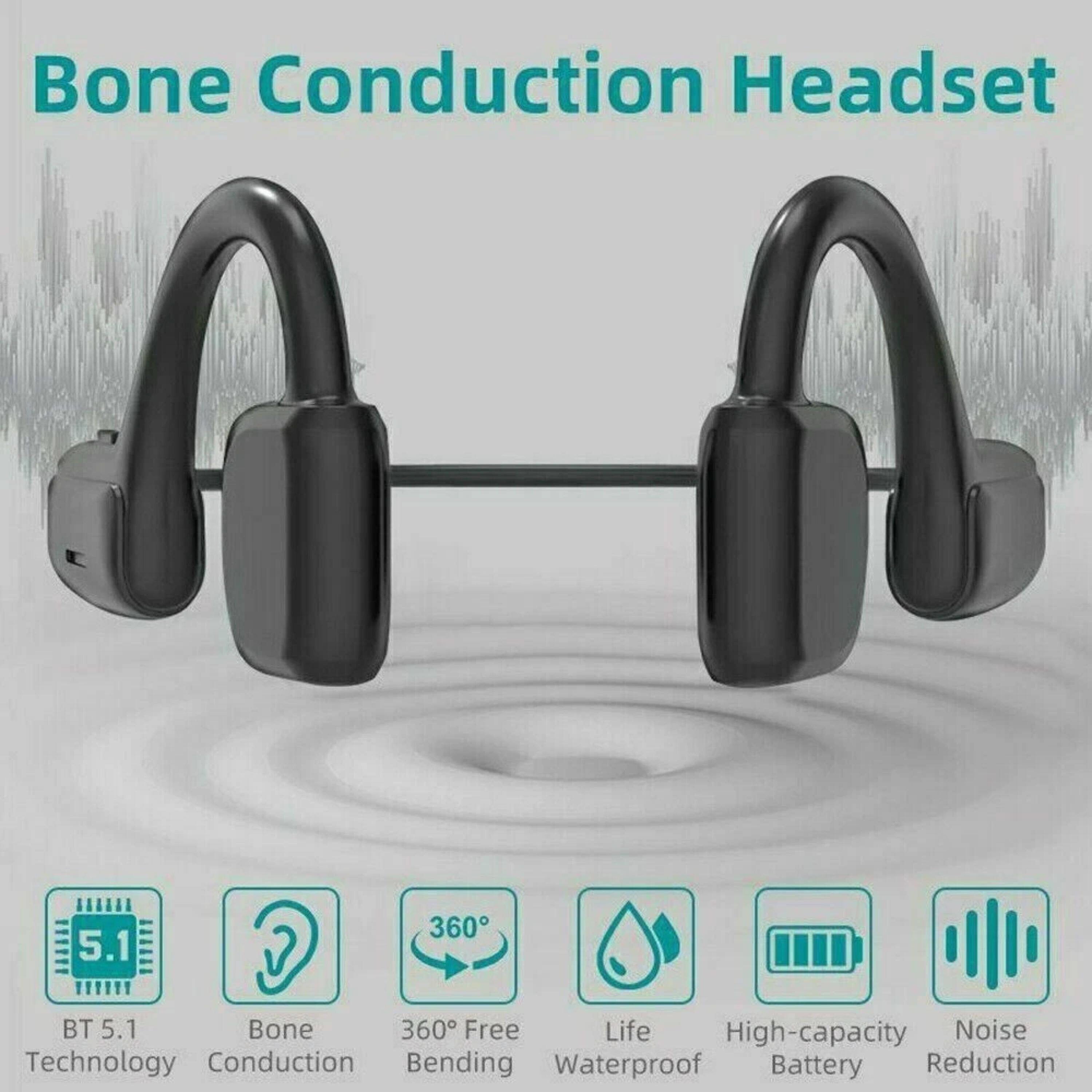 Bone Conduction Headset

- BT 5.1 Technology
- Bone Conduction
- 360° Free Bending
- Life Waterproof
- High-capacity Battery
- Noise Reduction
