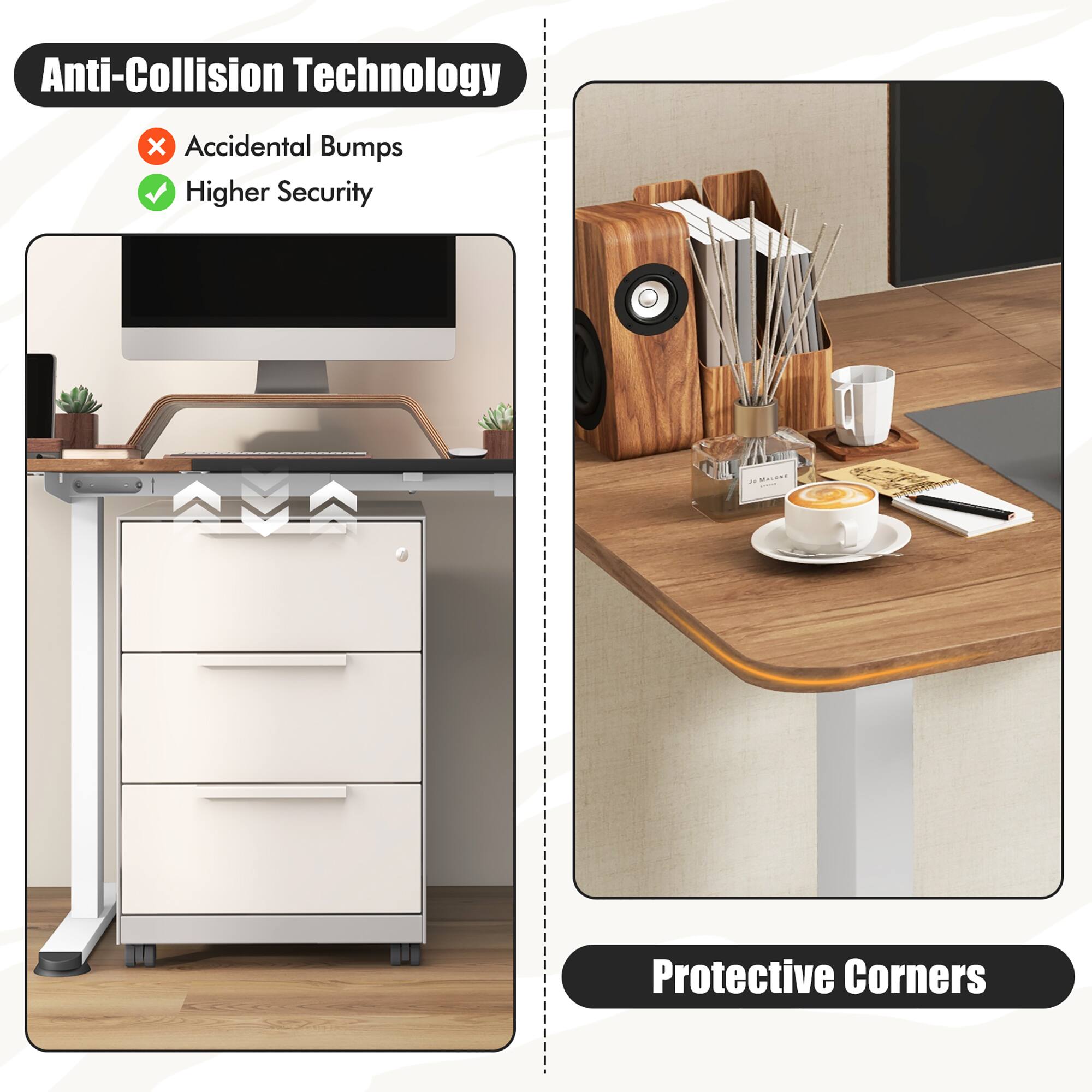 Anti-Collision Technology: Accidental Bumps, Higher Security

Protective Corners