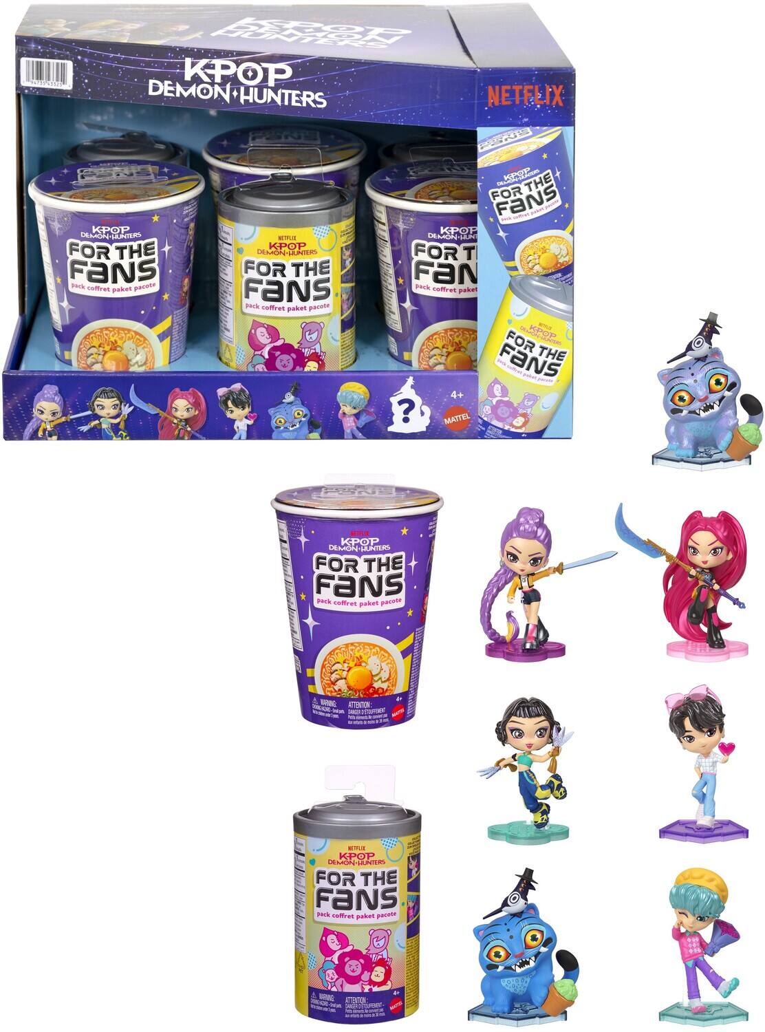 KPOP Demon Hunters FOR THE FANS Pack 6-Piece A Assortment with Display - COLLECTIBLES