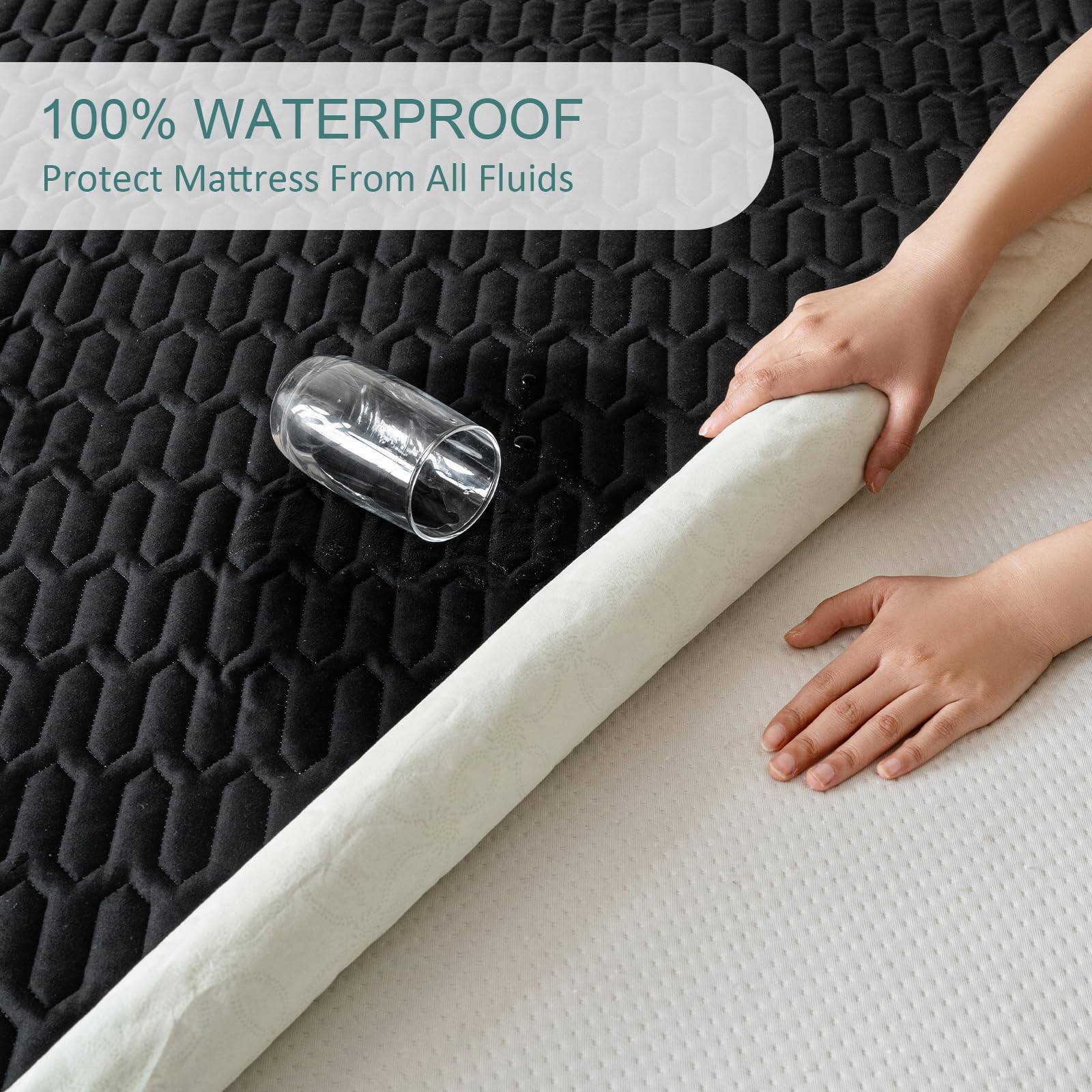 100% WATERPROOF  
Protect Mattress From All Fluids