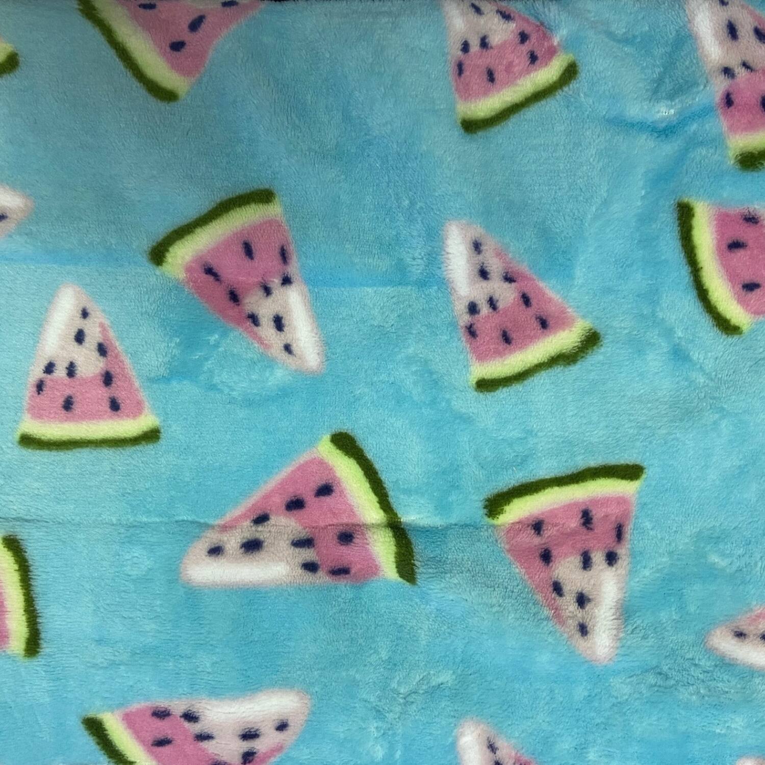 Alt View 4. Noble House - Plazatex Holiday Watermelon Design Micro Plush Throw Blanket - 50x60" Multicolor - Multi.