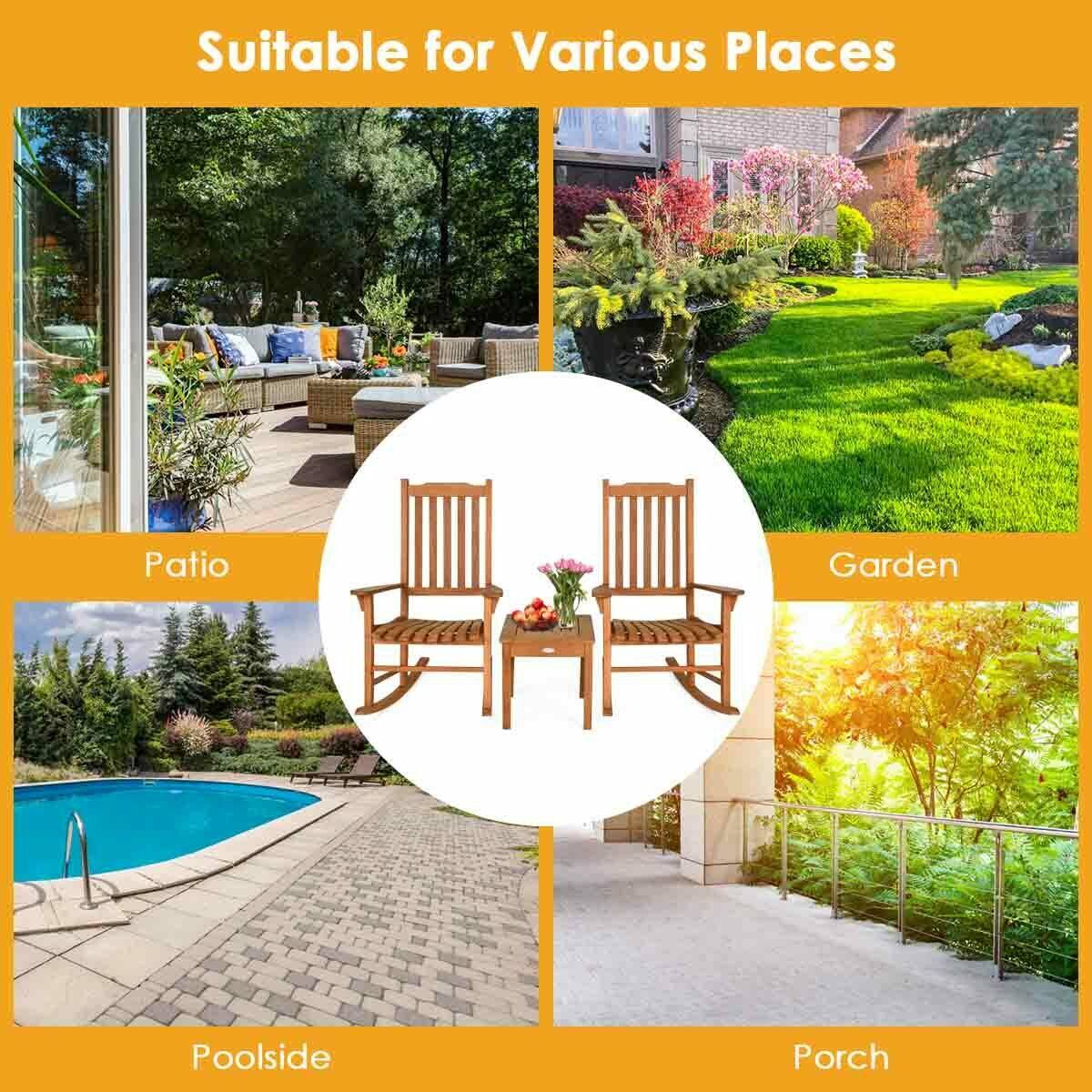 Suitable for Various Places
Patio
Garden
Poolside
Porch