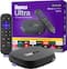 Roku - Ultra | 4K/HDR10+/Dolby Vision & Atmos Streaming Device Rechargeable Backlit Voice Remote Pro Free & Live TV - Black