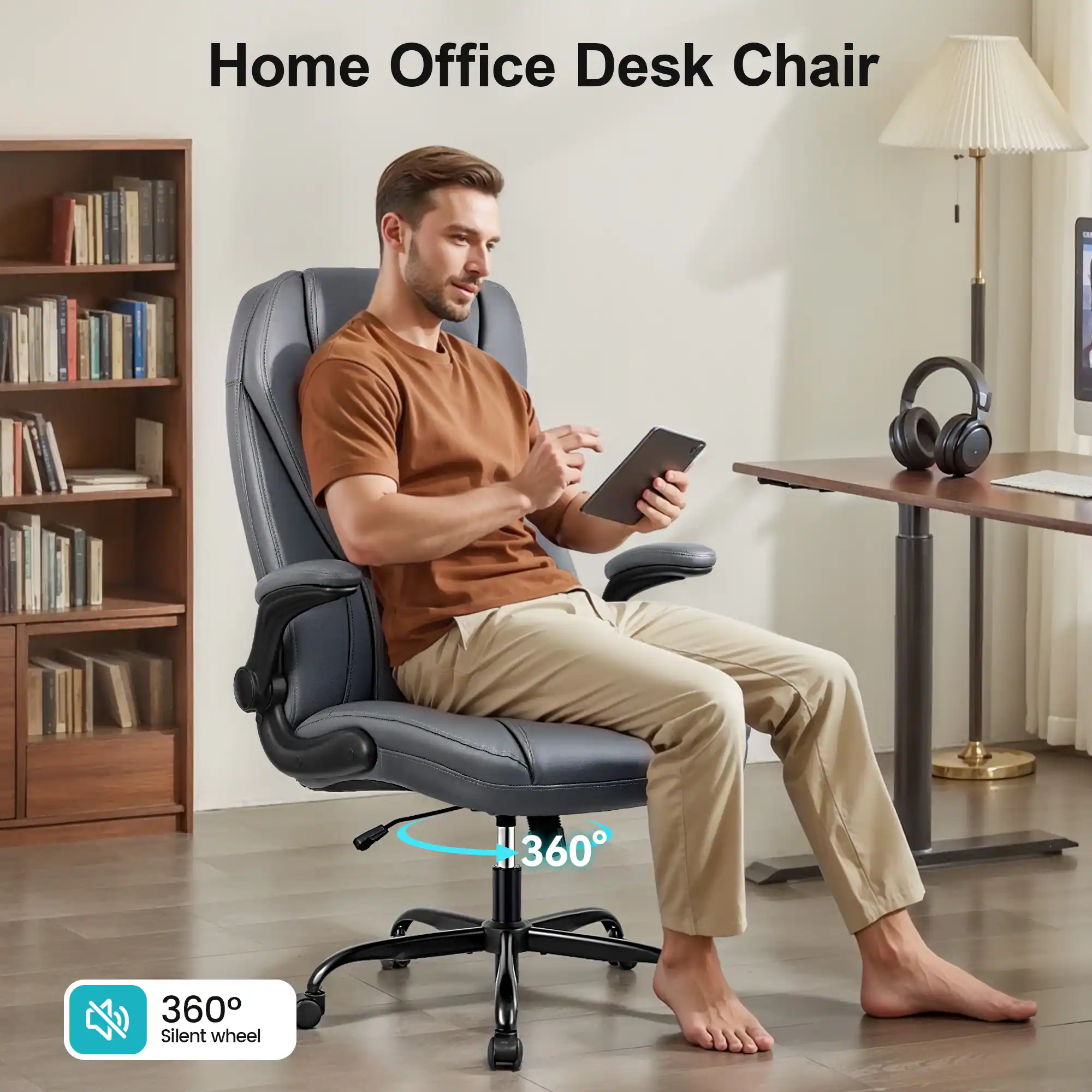 Home Office Desk Chair

360° Silent wheel